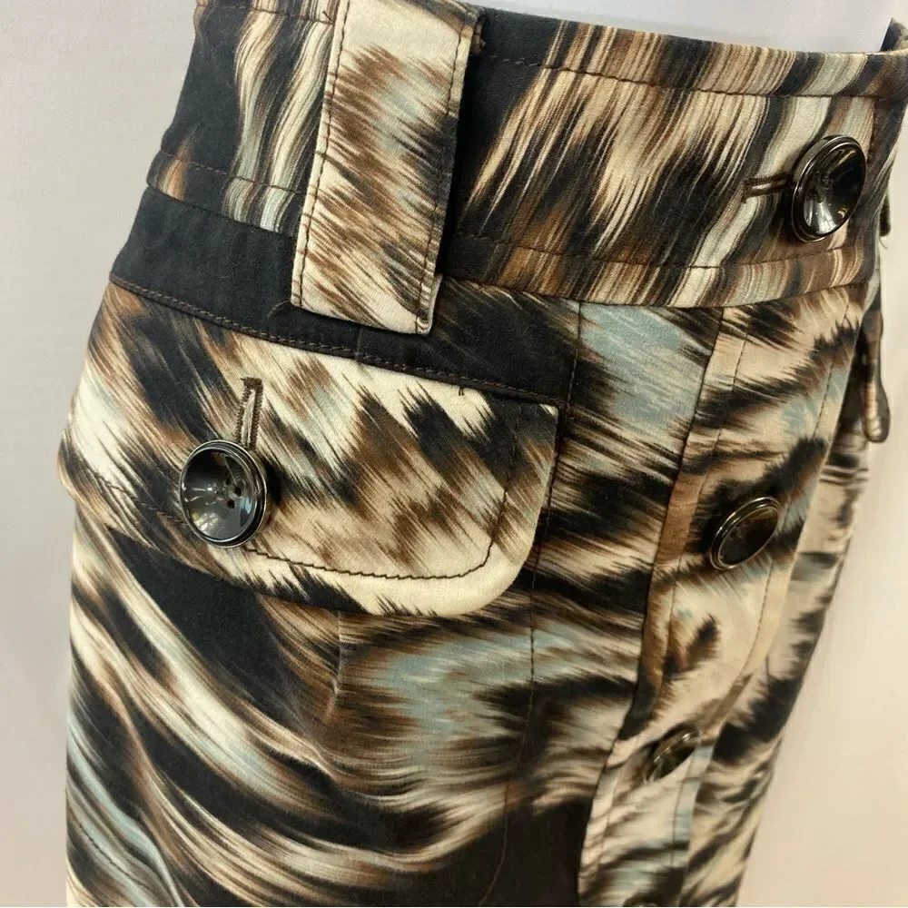 Etcétera Button Down Pockets Skirt